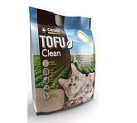 Croci Tofu Clean Litter 10L - Clumping Cat Litter, Biodegradable, flushes down the toilet, 100% vegetable, Long lasting Anti-odor Sand
