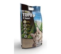Croci Tofu Clean Litter 20L - Clumping Cat Litter, Biodegradable, flushes down the toilet, 100% vegetable, Long lasting Anti-odor Sand