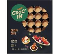 CROC'IN - Sweet Premium Tartlet Shells - Edible Mini Pastry Cases for Dessert - Artisanal Confection - 60 Pieces