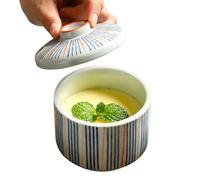 Crock Bowl - Round Porcelain Dining Piece, Heat Tolerant Food Container, Individual Serving Implement, Home Restaurant Thanksgiving Feast Preparation, Secure Kitchen Tool