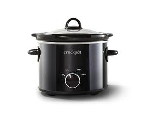 Crock-Pot 2-QT Round Manual Slow Cooker, Black