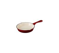 Crock Pot Artisan 8 Inch Enameled Cast Iron Round Skillet, Scarlet Red