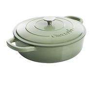 Crock Pot Artisan Enameled Cast Iron Braiser W/Lid, 5-Quart, Pistachio