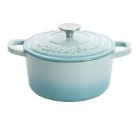 Crock-Pot Artisan Round Enameled Cast Iron Dutch Oven 3-Quart Aqua