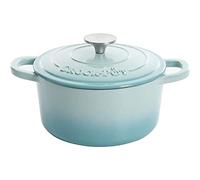 Crock-Pot Artisan Round Enameled Cast Iron Dutch Oven, 5-Quart, Aqua