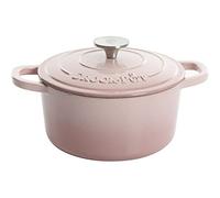 Crock-Pot Artisan Round Enameled Cast Iron Dutch Oven, 5-Quart, Blush Pink