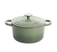 Crock-Pot Artisan Round Enameled Cast Iron Dutch Oven 5-Quart Pistachio Green