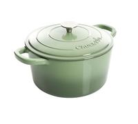 Crock-Pot Artisan Round Enameled Cast Iron Dutch Oven, 7-Quart, Pistachio Green