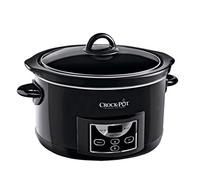 Crock-Pot Countdown Slow Cooker, Gloss Black 4.7 Litre SCCPRC507B