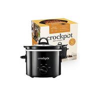 Crock-Pot Crockpot 1.8L Black Manual Slow Cooker Black