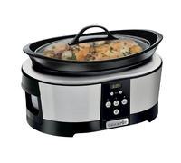 CROCK-POT Digital Slow Cooker 5.7L ENERGY SAVING Chrome SCCPBPP605-050 NEW