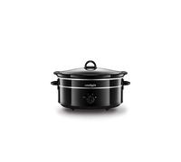 Crock-Pot SCV655B Slow Cooker, Aluminium, 300 W, 6.5 liters, Black