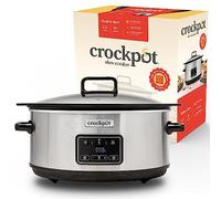 Crockpot Sizzle & Stew 6.5L Induction Slow Cooker - Silver