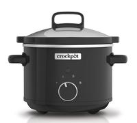 Crock-Pot Slow Cooker | Removable Easy-Clean Ceramic Bowl | 2.4 L (1-2 People | Energy Efficient | Black [CSC046]