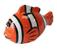 Crockery Critters Money Box from Deluxebase - Clown Fish Piggy Bank. Cute Animal Shaped Coin Holder, Cash Jar and Money Box for Kids and Adults. Fun Money Saving Box, Novelty Gift & Home Decor.