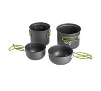 Crockery set NILS Camp NC1767 Noir 17x14,5 cm