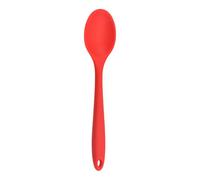 Crockery Sets for 8 People 1Pc Silicone Spoons Heat Kitchen Cooking Utensil Spoon for Cooking Mixing Stirring and Serving Dishes (Red, 20. 5x4. 5CM)