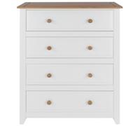 Crockett White 4 Drawer Chest