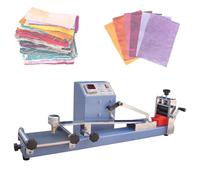 Crockmeter, Dry Wet Rubbing Tester with 104mm±3mm Head Stroke, Electric Color Fastness Tester with Display, Friction Head Round and Square for Textile Testing
