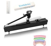 Crockmeter for Color Fastness Testing, Manual Friction Tester, Dry Wet Rubbing Fastness Tester with Counting Display, Dual Bearing Design, for Rubbing Assessment in Textile Industry