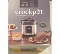 Crockpot 12 in 1 Programmable 5.6L Pressure Multi-cooker CSC051-01 - New Sealed