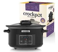 Crock-Pot Lift & Serve Digital Slow Cooker with Hinged Lid and Programmable Countdown Timer, 4.7 Litre, CSC052