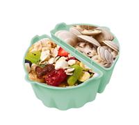 Crockpøt Split Insert - 1 Pair Suitable for 6-8 Qt Cookware Gadget, Food Distribution Tray, Multi-Dish Cooking Aid, Function for Flavor Isolation Management