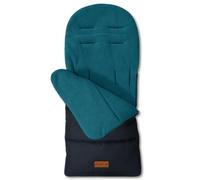 CrocnFrog Universal Baby Bunting Footmuff - Cosy Toes Fit Toddler Foot Muff for Stroller, Buggy, Pushchair & Pram with Warm and Soft Polar Fleece Water & Wind Proof to Protect Infant -Teal Blue