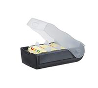 HAN Croco flashcard Box, Easy to Learn Vocabulary with 5-Compartment Learning System, DIN A7 Index Box for 900 Cards, Including 5 Support Plates + 100 flashcards, Index Box, Learning Box, 997-633,