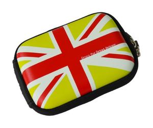 Croco CAS1714 Medium Union Jack Flag Tough Case for Digital Camera - Green