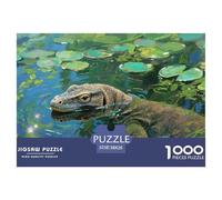Crocodile 1000 Pieces Wildlife Paper Jigsaw Puzzle What Happens Next Educational Games for Adults And Kids 38x26cm/1000pcs