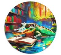 Crocodile 1000pcs Crocodile Jigsaw Puzzles What Happens Next Educational Games for Adults And Kids 1000pcs (67.5x67.5cm)