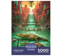 Crocodile 1000pcs Paper Jigsaw Puzzles What Happens Next Educational Games for Adults And Kids 38x26cm/1000pcs