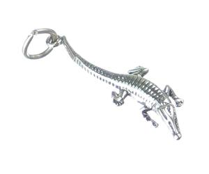 Crocodile Alligator sterling silver charm .925 x 1 Croc Gators charms A1