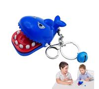 Crocodile Bite Keychain Toy, Interactive Animal Finger Prank Gadget Set, Action Gag Keyring with Design System, Mini Joke Toy with Cute Finish Style, Kids Party Surprise Toys for Use