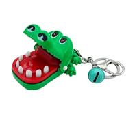 Crocodile Bite Keyring - Playful Pendant, Finger Function, Easy to Carry in Pocket, Pocket Accent | Home, Travel, Backpack, Zipper