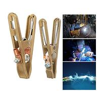 Crocodile Clamp, Copper Earth Ground Cable Clip - Manual Welder Electrode Clamp for Welding Machine (260A)