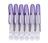 Crocodile clip 6 pieces Salon hair clip Firm Dragon clip Styling Fixed hairpin Hair clip Hairdressing Barber Beauty tool Salon dedicated Stylish and Popular, Medium, other gemstones