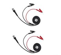 Crocodile Clip Test-Lead, High Performance BNC To Crocodile Clips Cable Test Probe-Lead Cable, Perfectly Suited For Signal Monitoring Tasks