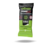 Crocodile Cloth PowerScrub - 10 Dual Surfaced Cloths, 10in X 15in. Large, Moist, Absorbent and Disposable Cleaning Cloths. Safe on Skin and Multiple Surfaces
