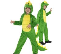 Crocodile Costume All In One Boys Girls Peter Pan Fancy Dress Book Day Age 4-12