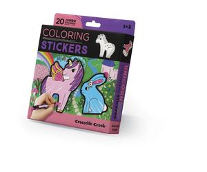 Crocodile Cr olouring Stickers Unicorn