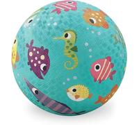 Crocodile Creek 5" Playground Ball - Lightweight Inflatable Ball for Toddlers - Designed for Kids Ages 3 Years and Up - Exciting Outdoor Kids Activities for Endless Summer Fun - Fish