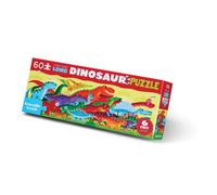 Crocodile Creek 60 Piece Super Duper Long Rec. Box Puzzle/dinoworld (72" X 12")