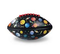 Crocodile Creek American Football for Kids - Suitable for Children Ages 3 Years and Above, Made from Synthetic Rubber and PVC - Encourage Fun Outdoor & Beach Play - Space Explorer