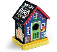 Crocodile Creek Bird House Crafting Kit for Kids - Includes 50 Wooden Pieces & Glue for Easy Assembly - Suitable for Children Ages 5 Years and Above - Encourage Outdoor Activity for Kids