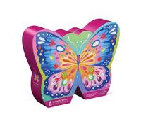 Crocodile Creek - Butterfly Garden - 36 Piece Jigsaw Floor Puzzle with Heavy-Duty Box for Storage, Large 20" x 27" Completed Size, Designed for Kids Ages 3 Years and up