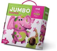 Crocodile Cr iant Elephant Floor Puzzle - 48 Jumbo Pieces, Over 3 Feet Lo