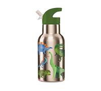 CROCODILE CREEK Dinosaur World Stainless Drinking Bottle 13.5 Ounce, 1 EA