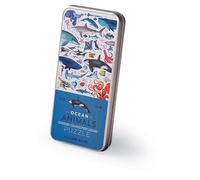 Crocodile Creek Ocean Animals Puzzle - 150 Pieces in Tin (3843102), Ages 6+